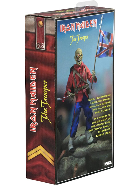 Neca Iron Maiden Trooper Eddie 8 Inch Clothed Action Figure
